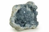 Sparkly, SKy-Blue Celestine (Celestite) Geode - Madagascar #344719-2